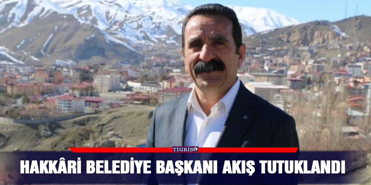 Hakkâri belediye Başkanı Akış tutuklandı