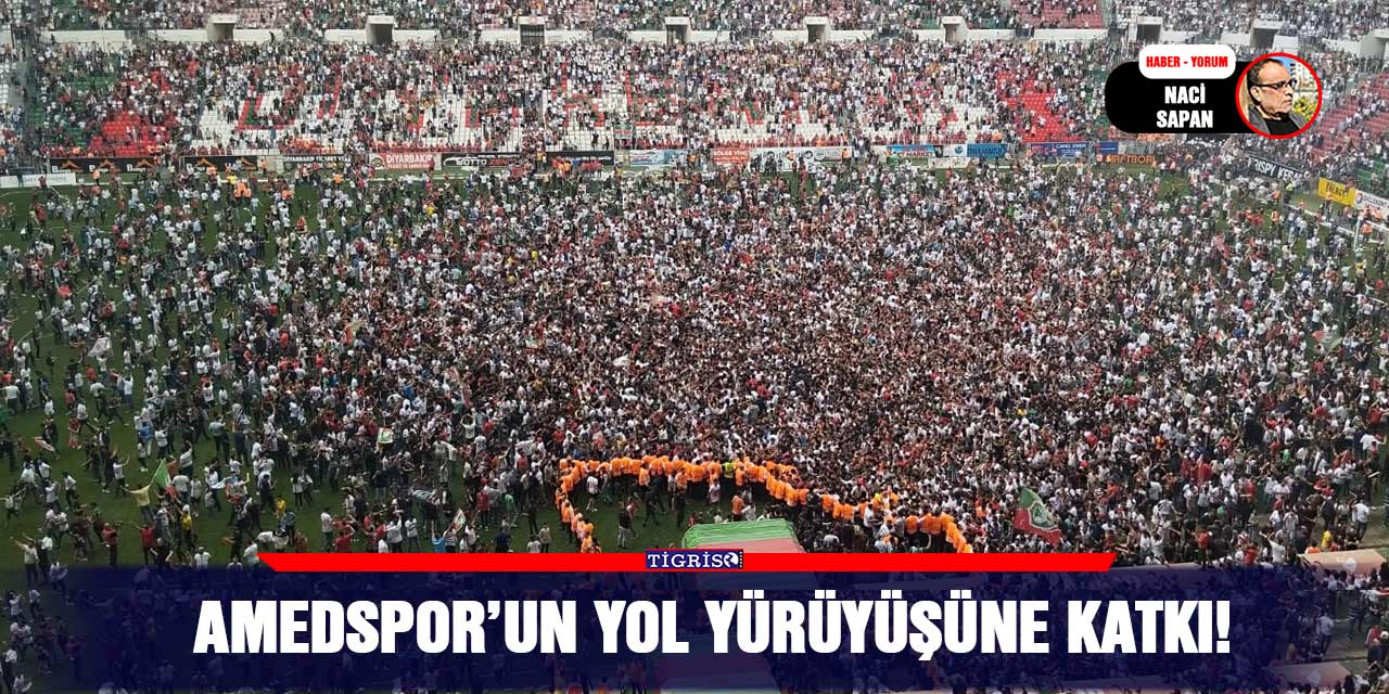 Amedspor’un yol yürüyüşüne katkı!