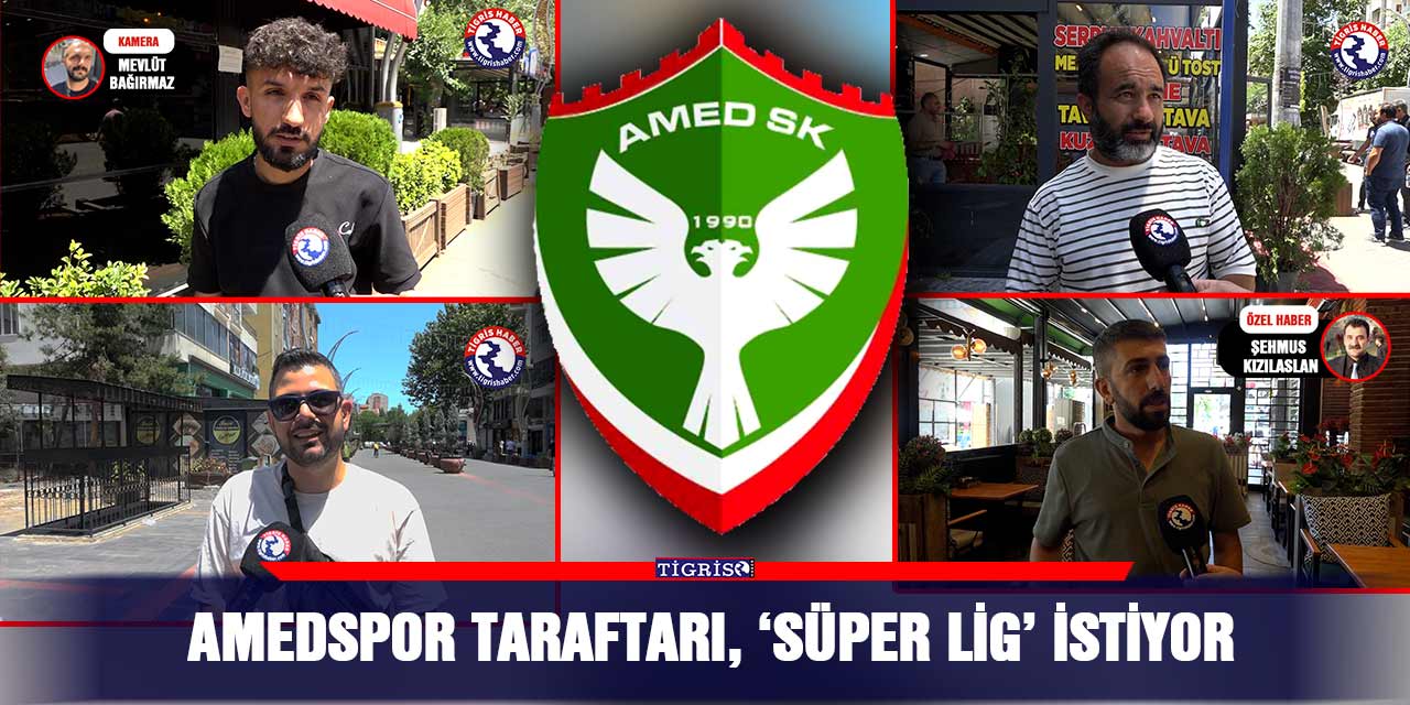 VİDEO - Amedspor taraftarı, ‘Süper lig’ istiyor