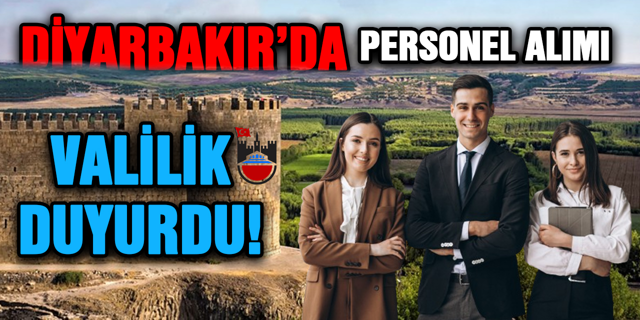 Diyarbakır'da TYP kapsamında personel alınacak... Başvuru şartları ve tüm detaylar!