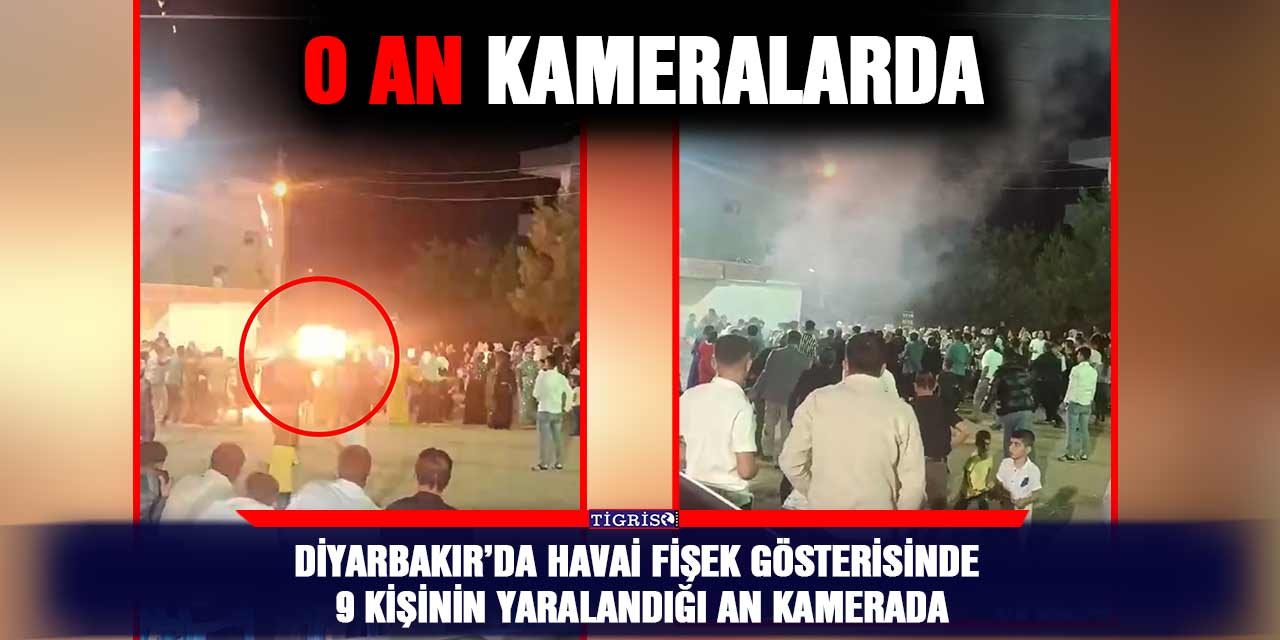 VİDEO - Diyarbakır’da havai fişek gösterisinde 9 kişi yaralandı