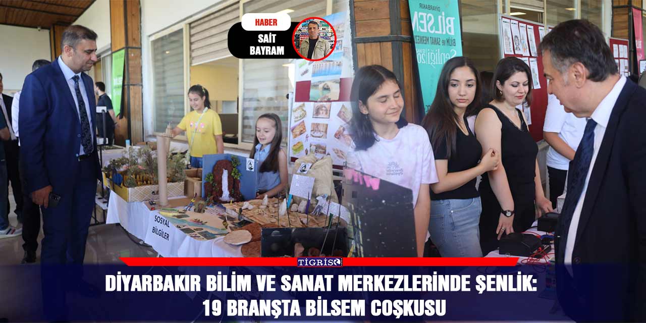 VİDEO - Diyarbakır bilim ve sanat merkezlerinde şenlik: 19 branşta BİLSEM coşkusu