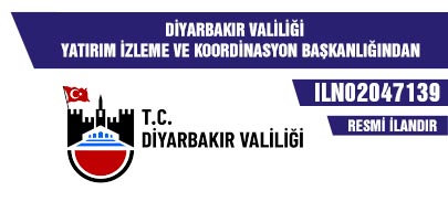 DİYARBAKIR VALİLİĞİ  YATIRIM İZLEME VE KOORDİNASYON BAŞKANLIĞINDAN