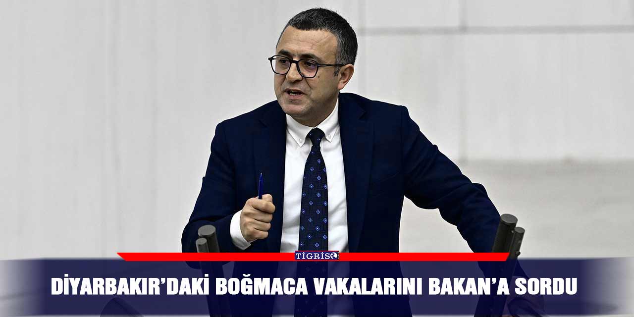 Diyarbakır’daki boğmaca vakalarını Bakan’a sordu