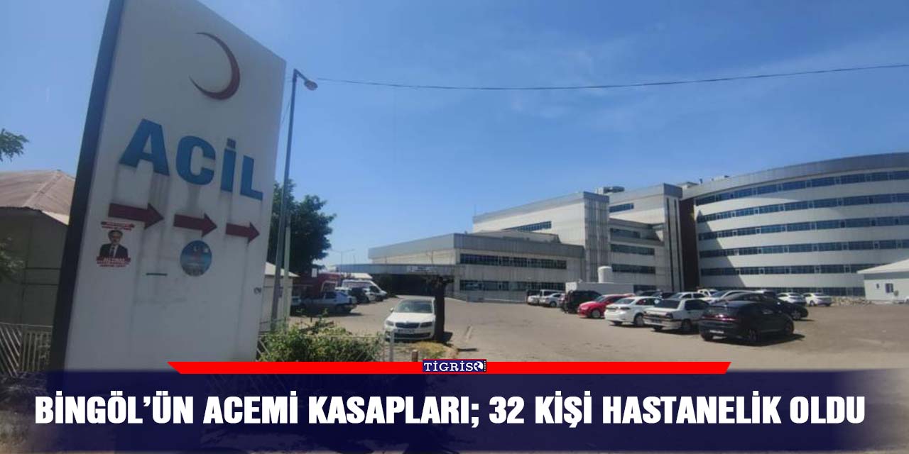 Bingöl’ün acemi kasapları; 32 kişi hastanelik oldu