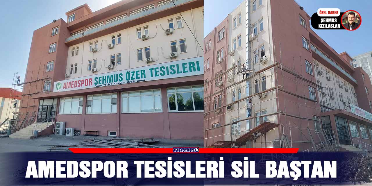 VİDEO - Amedspor tesisleri sil baştan