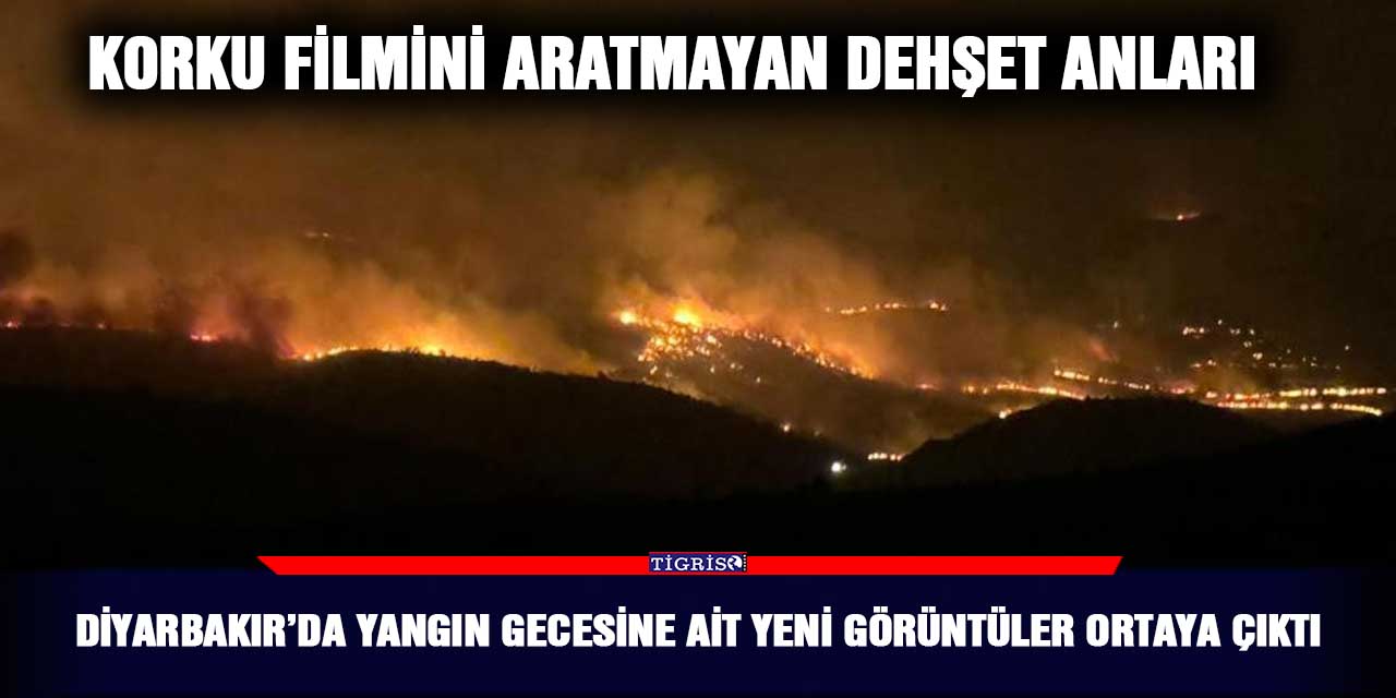 VİDEO - Diyarbakır’da yangın gecesine ait yeni görüntüler ortaya çıktı