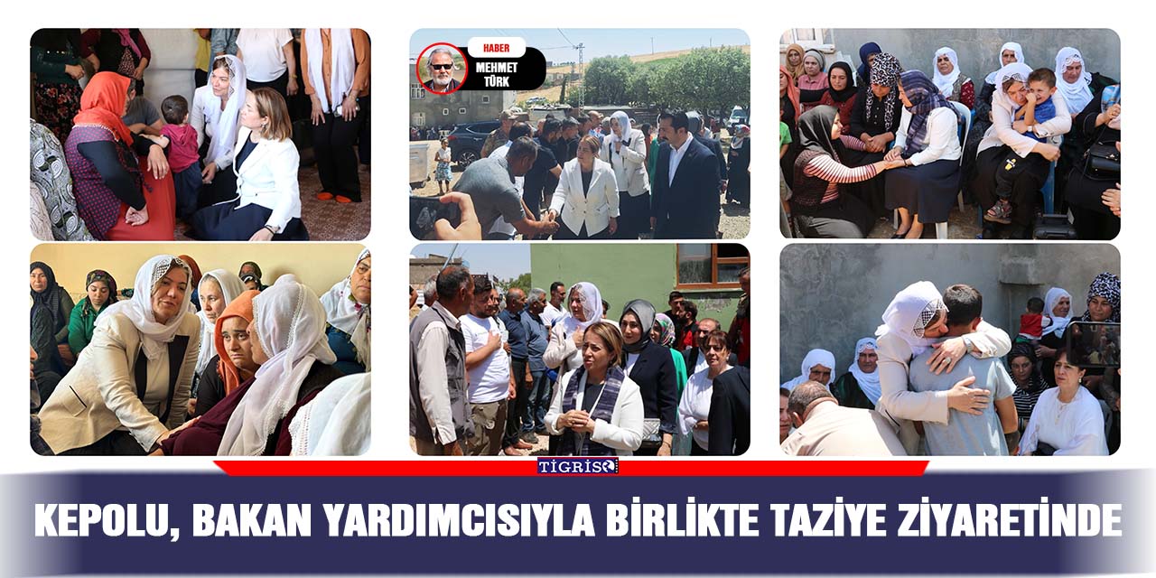 Kepolu, bakan yardımcısıyla birlikte taziye ziyaretinde