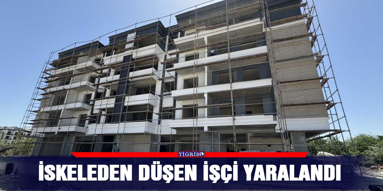 İskeleden düşen işçi yaralandı