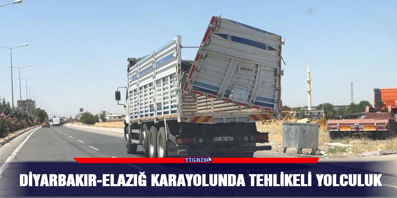 Diyarbakır-Elazığ karayolunda tehlikeli yolculuk