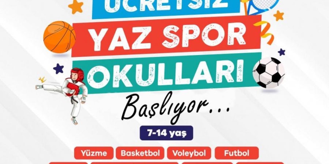 Diyarbakır’da ücretsiz yaz spor okulları
