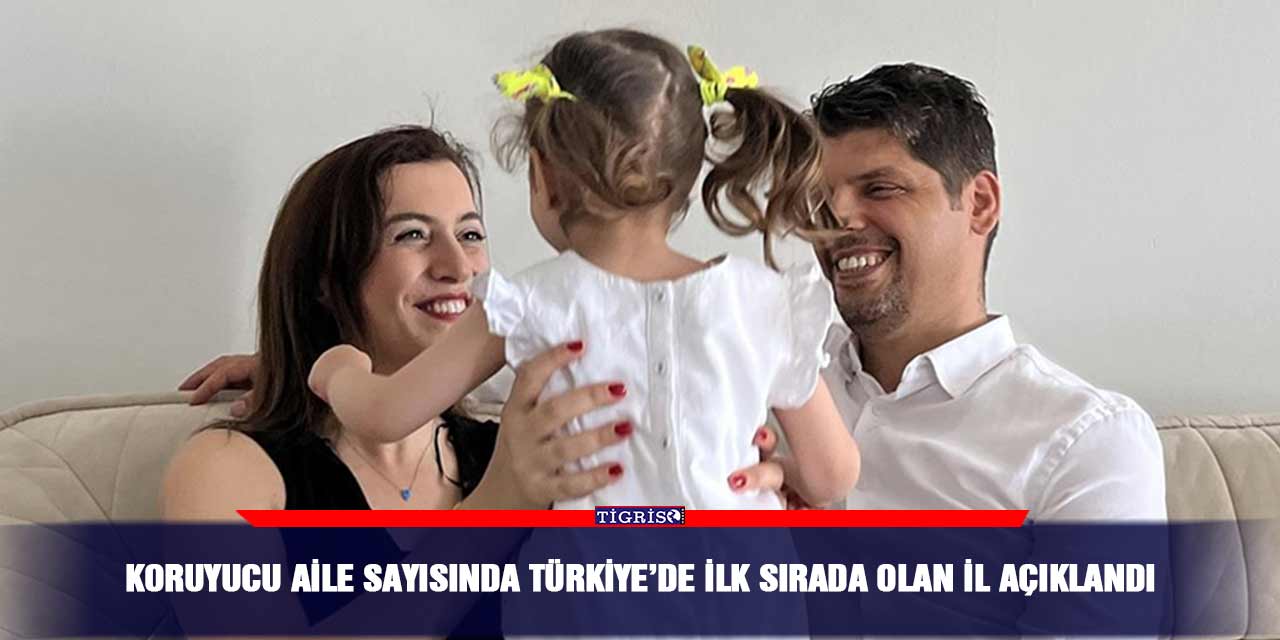 Koruyucu aile sayısında Türkiye’de İlk sırada olan İl açıklandı