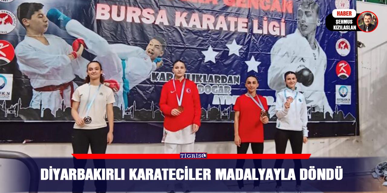 Diyarbakırlı karateciler madalyayla döndü