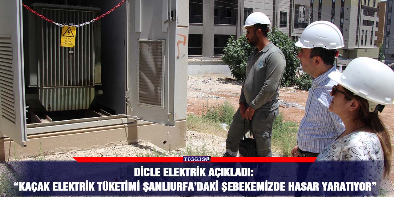 Dicle Elektrik Açıkladı: “Kaçak elektrik tüketimi Şanlıurfa’daki şebekemizde hasar yaratıyor”