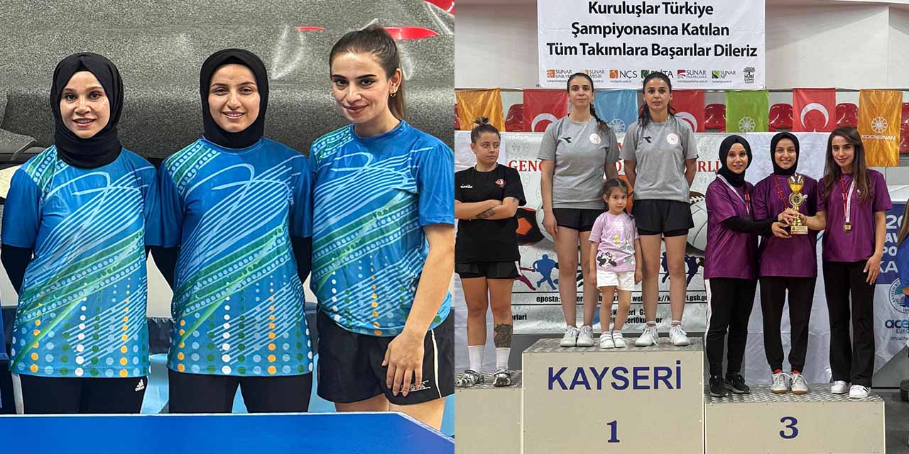 Diyarbakır, Masa Tenisinde Türkiye üçüncüsü oldu