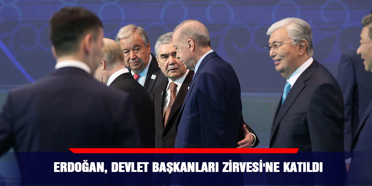 Erdoğan, Devlet Başkanları Zirvesi'ne katıldı