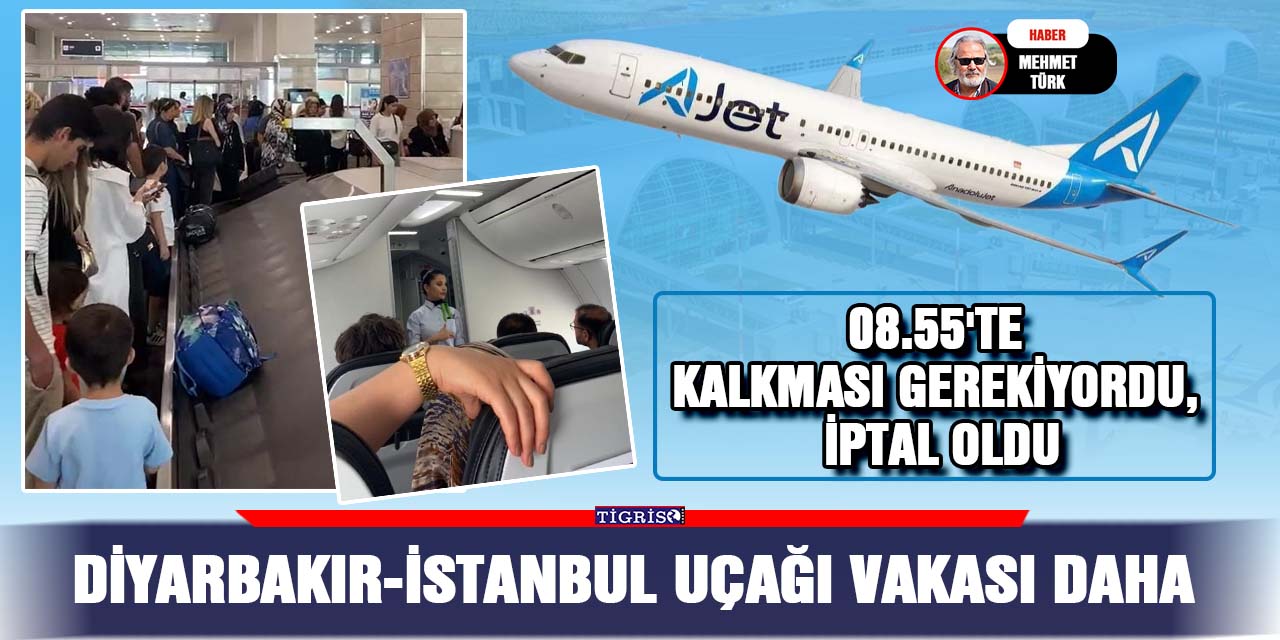 VİDEO - Diyarbakır-İstanbul uçağı vakası daha