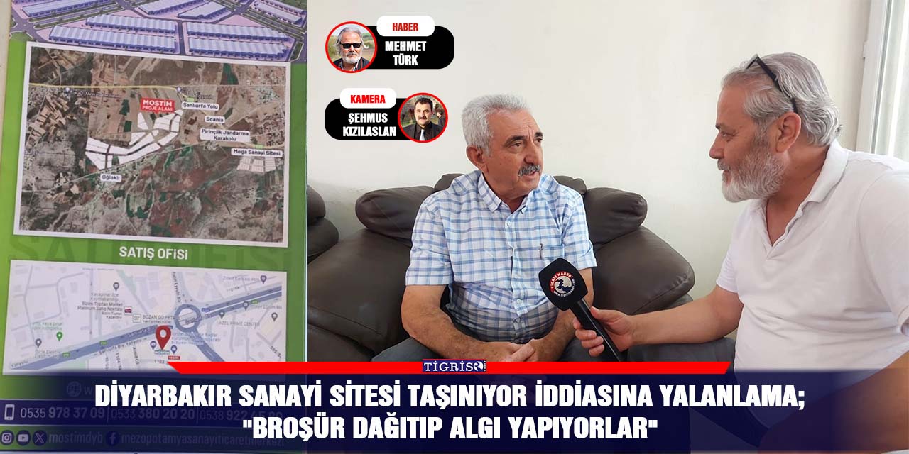 VİDEO - ‘Diyarbakır Sanayi sitesi taşınıyor’ iddiasına yalanlama