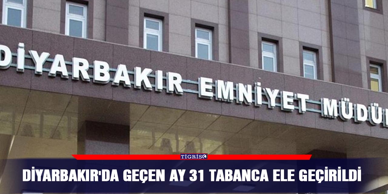 Diyarbakır'da geçen ay 31 tabanca ele geçirildi