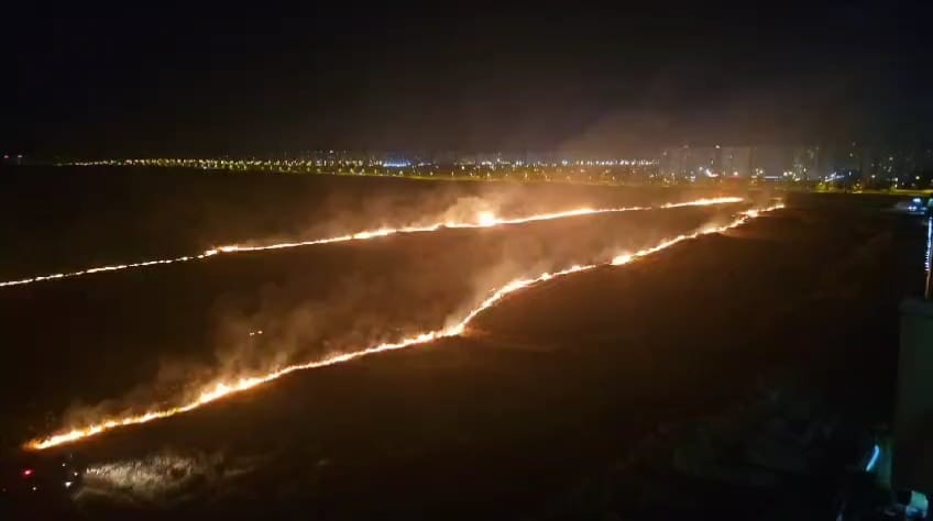 VİDEO - Kayapınar’da anız yangını