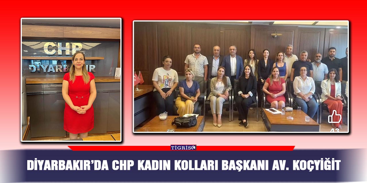 Diyarbakır’da CHP Kadın Kolları Başkanı Av. Koçyiğit