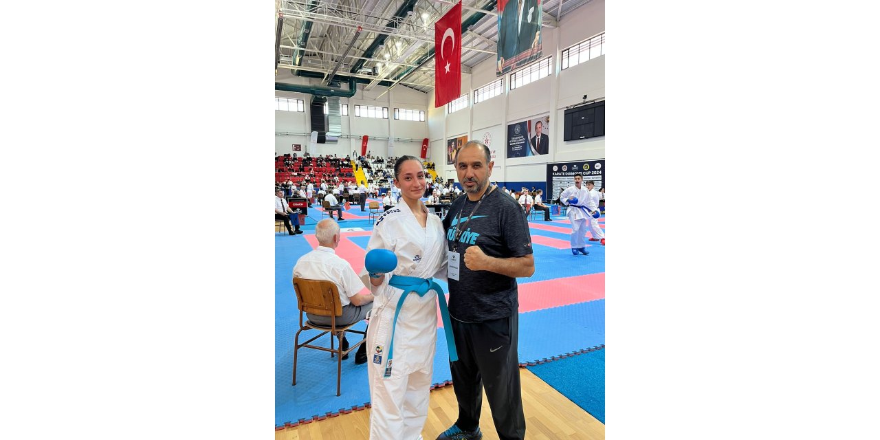 Diyarbakır'lı Milli Karateci Sena, Kütahya'da Şampiyon oldu