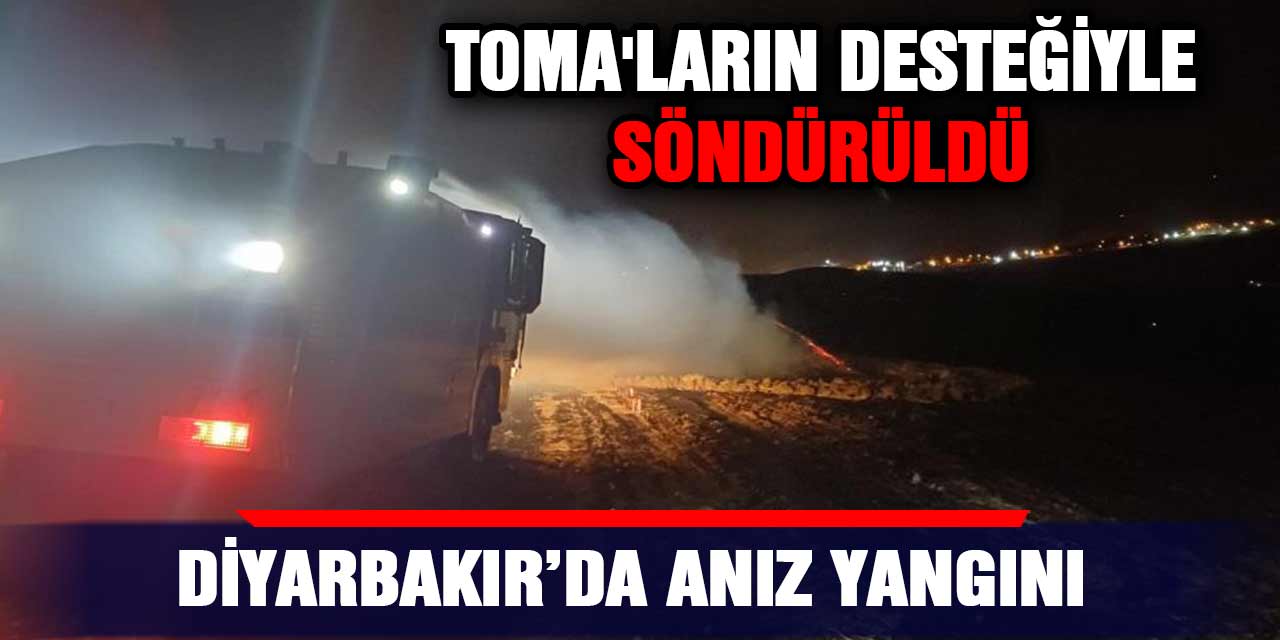 VİDEO - Diyarbakır’da anız yangını