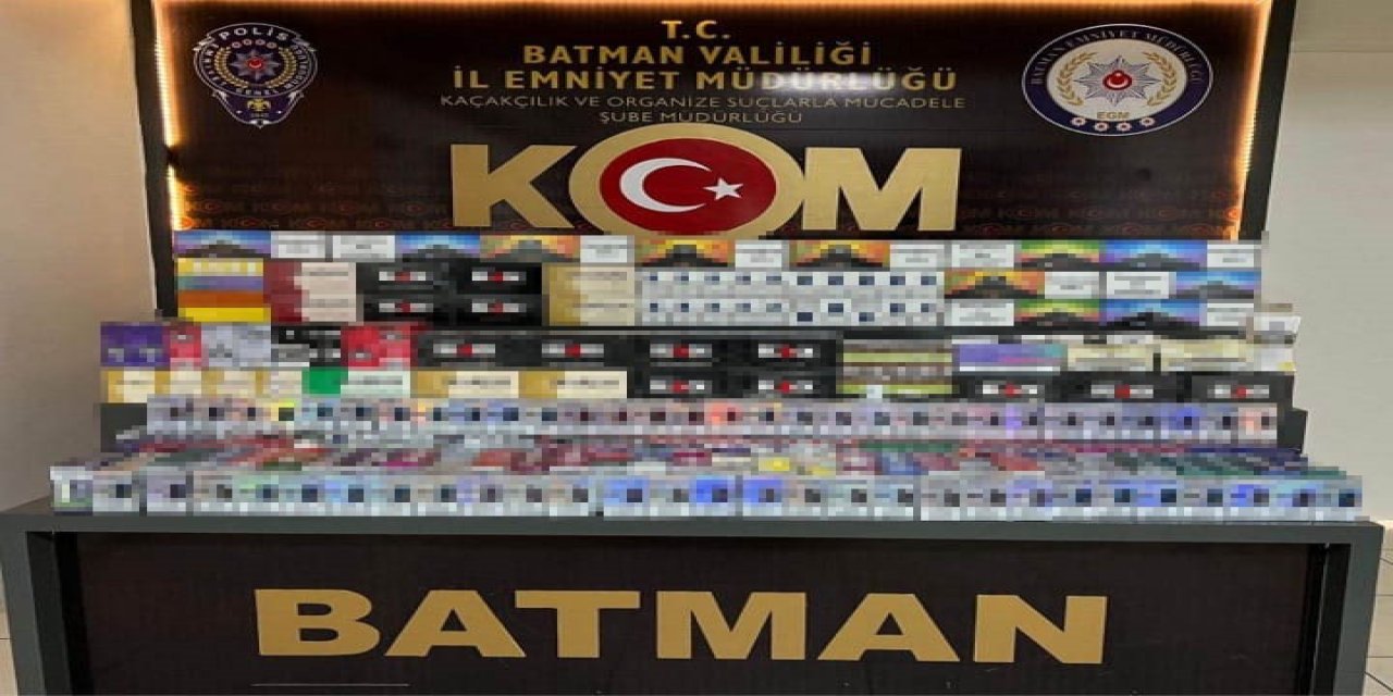 Batman'da gümrük kaçağı ürün ele geçirildi