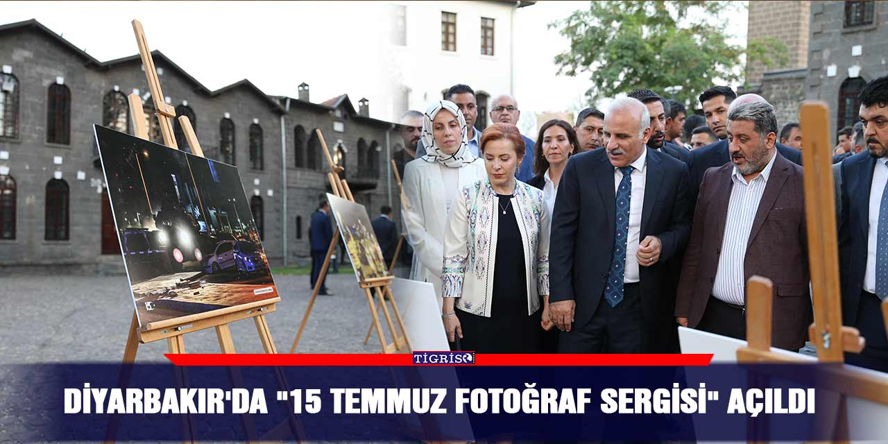 VİDEO - Diyarbakır'da "15 Temmuz Fotoğraf Sergisi" açıldı