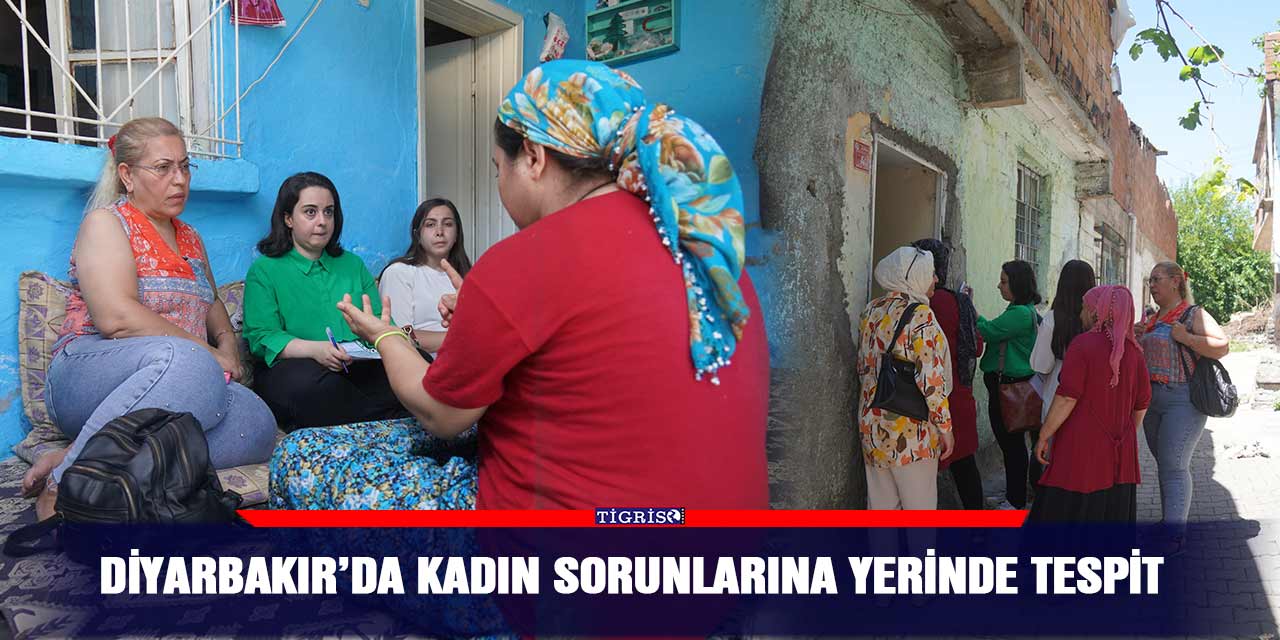 Diyarbakır’da kadın sorunlarına yerinde tespit