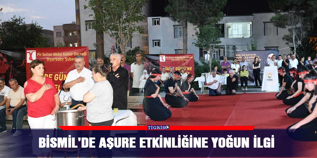 Bismil’de aşure etkinliğine yoğun ilgi