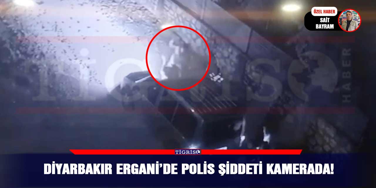 VİDEO - Diyarbakır Ergani’de polis şiddeti kamerada!
