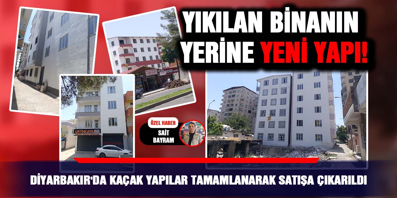 VİDEO - Diyarbakır'da Kaçak Yapılar Tamamlanarak Satışa Çıkarıldı