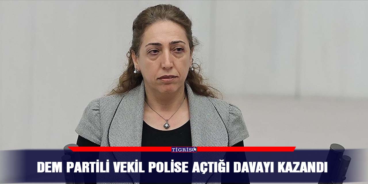 DEM Partili vekil polise açtığı davayı kazandı