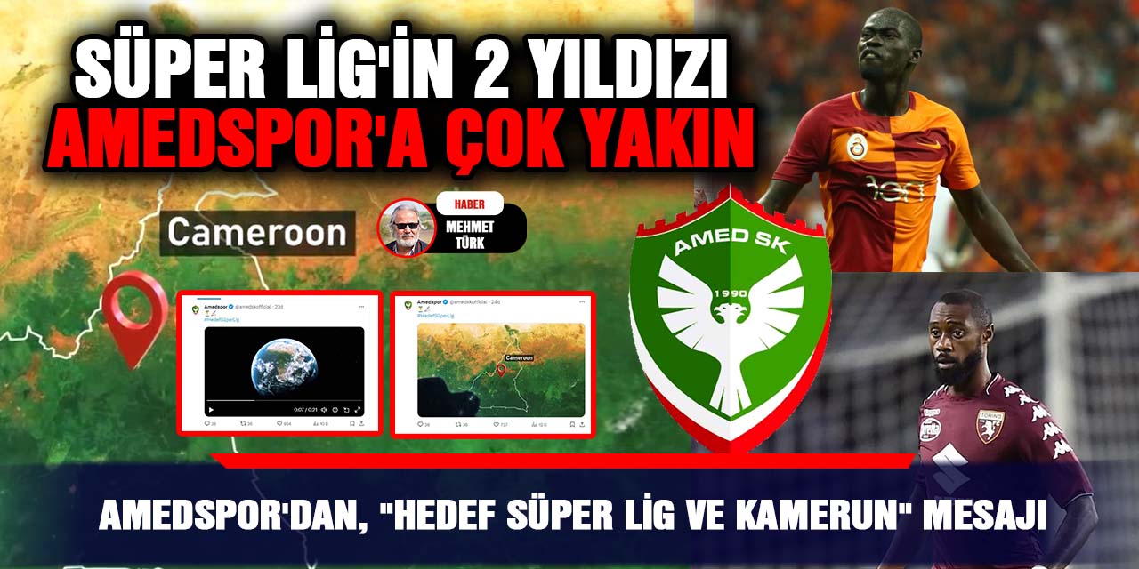 VİDEO - Amedspor'dan, "Hedef Süper lig ve Kamerun" mesajı