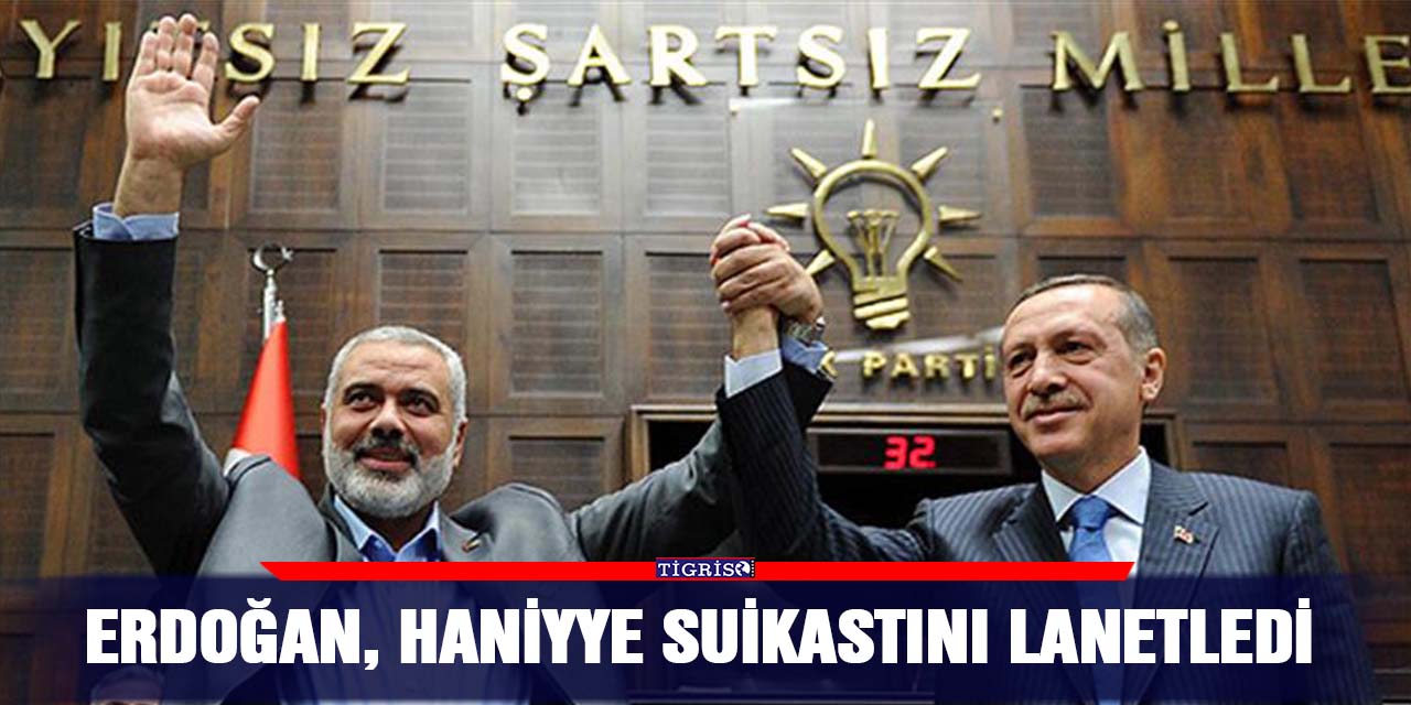 Erdoğan, Haniyye suikastını lanetledi