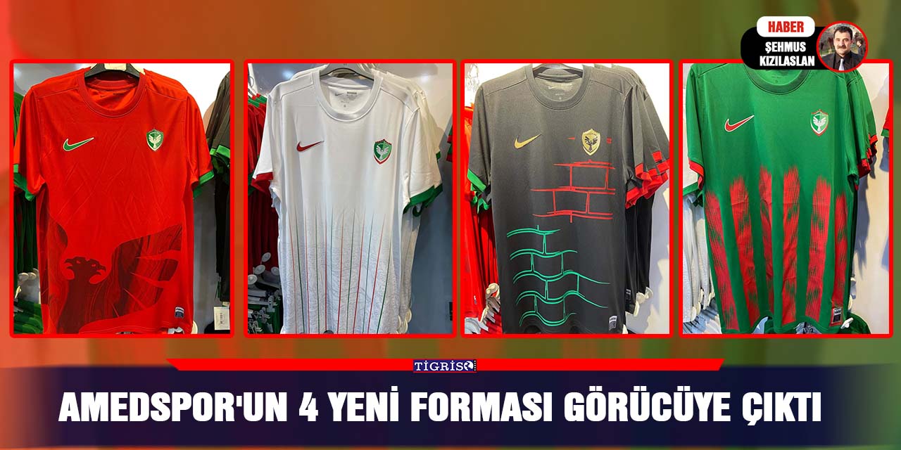 Amedspor'un 4 yeni forması görücüye çıktı