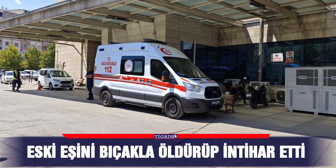 Eski eşini bıçakla öldürüp intihar etti