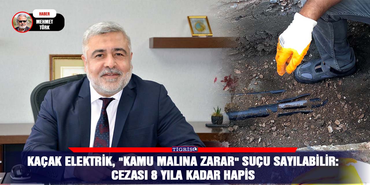 Kaçak elektrik, "kamu malına zarar" suçu sayılabilir