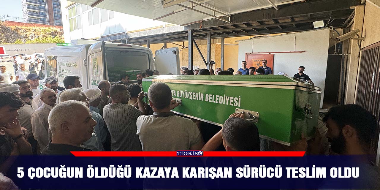 5 çocuğun öldüğü kazaya karışan sürücü teslim oldu