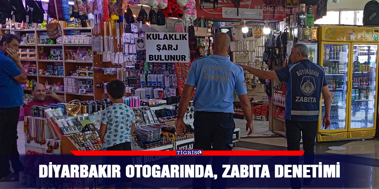 Diyarbakır otogarında, zabıta denetimi