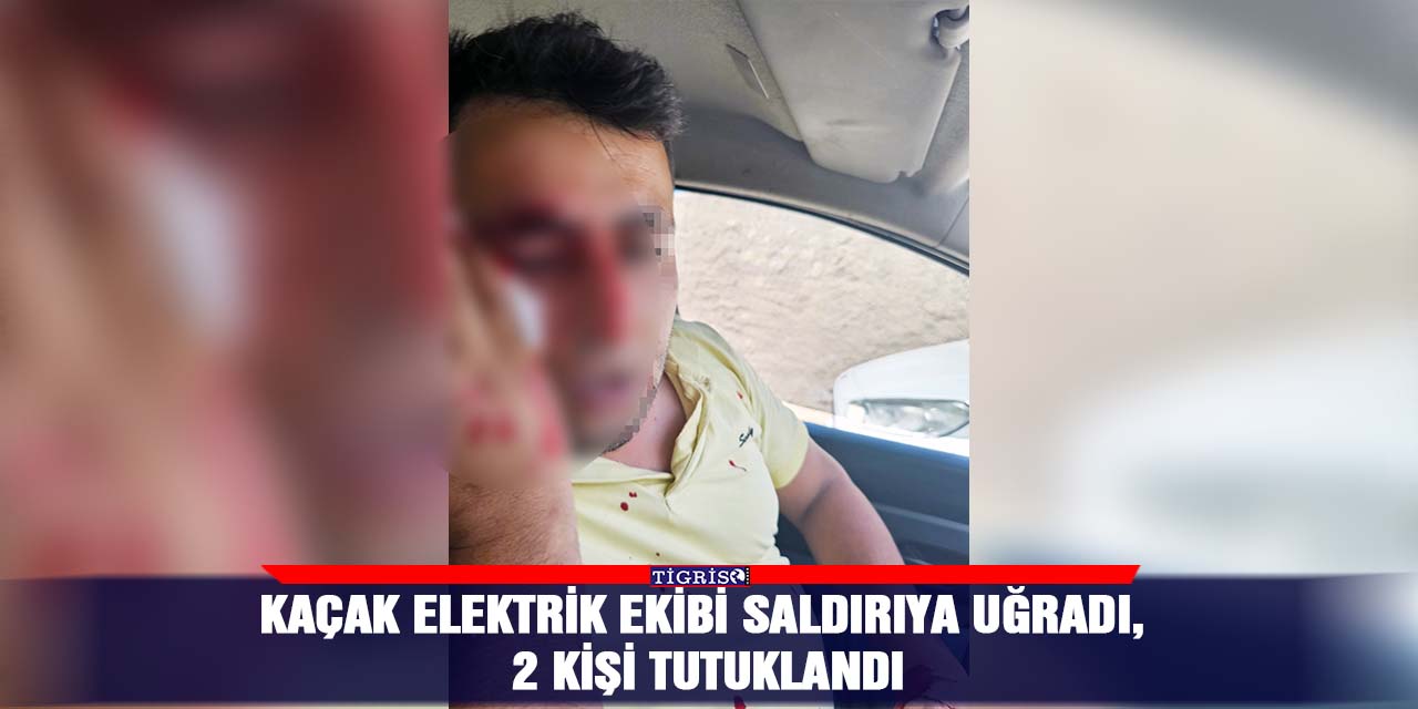 Kaçak elektrik ekibi saldırıya uğradı, 2 kişi tutuklandı