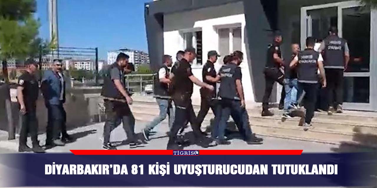 VİDEO - Diyarbakır’da 81 kişi uyuşturucudan tutuklandı