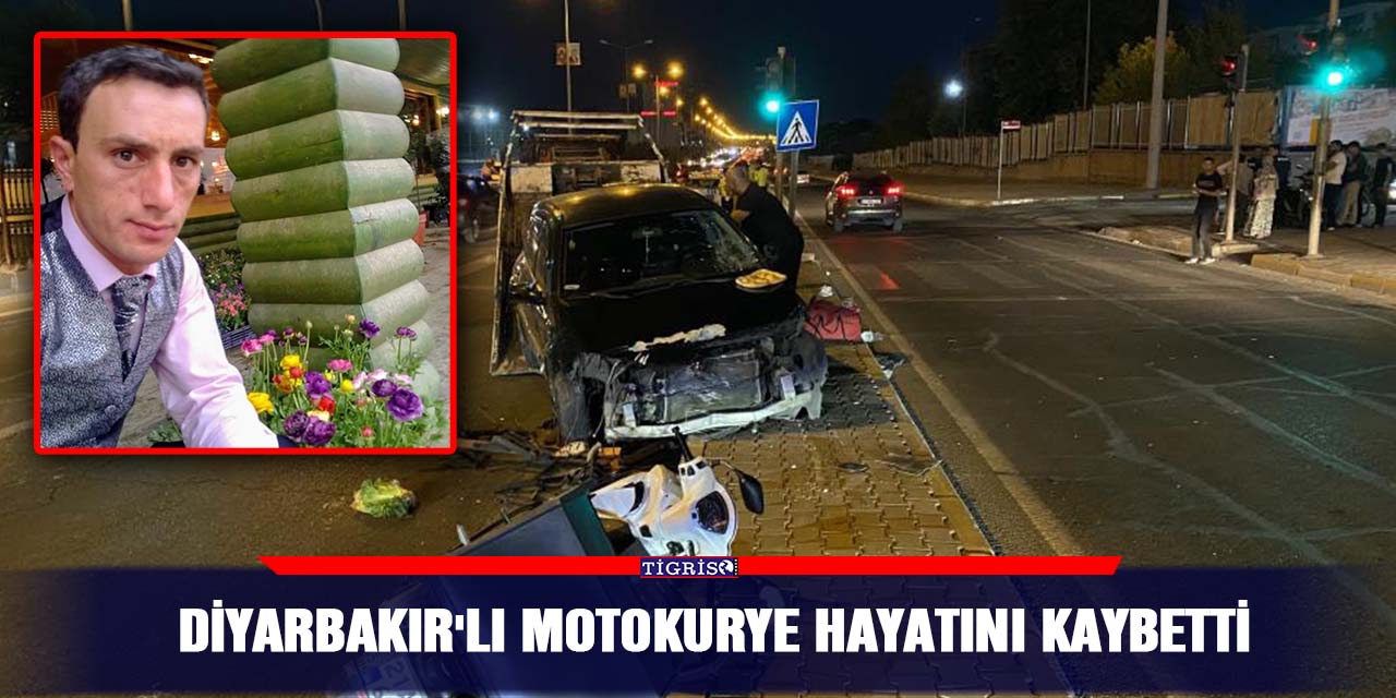 Diyarbakır'lı motokurye hayatını kaybetti