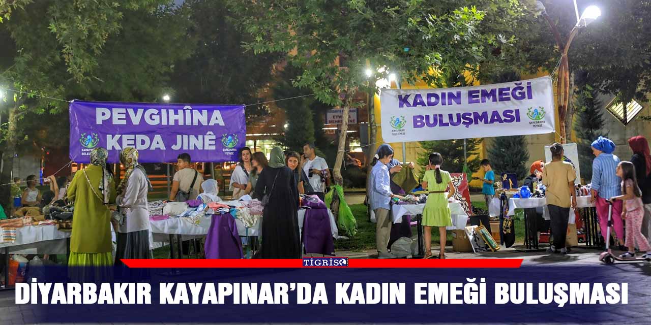 Diyarbakır Kayapınar’da kadın emeği buluşması