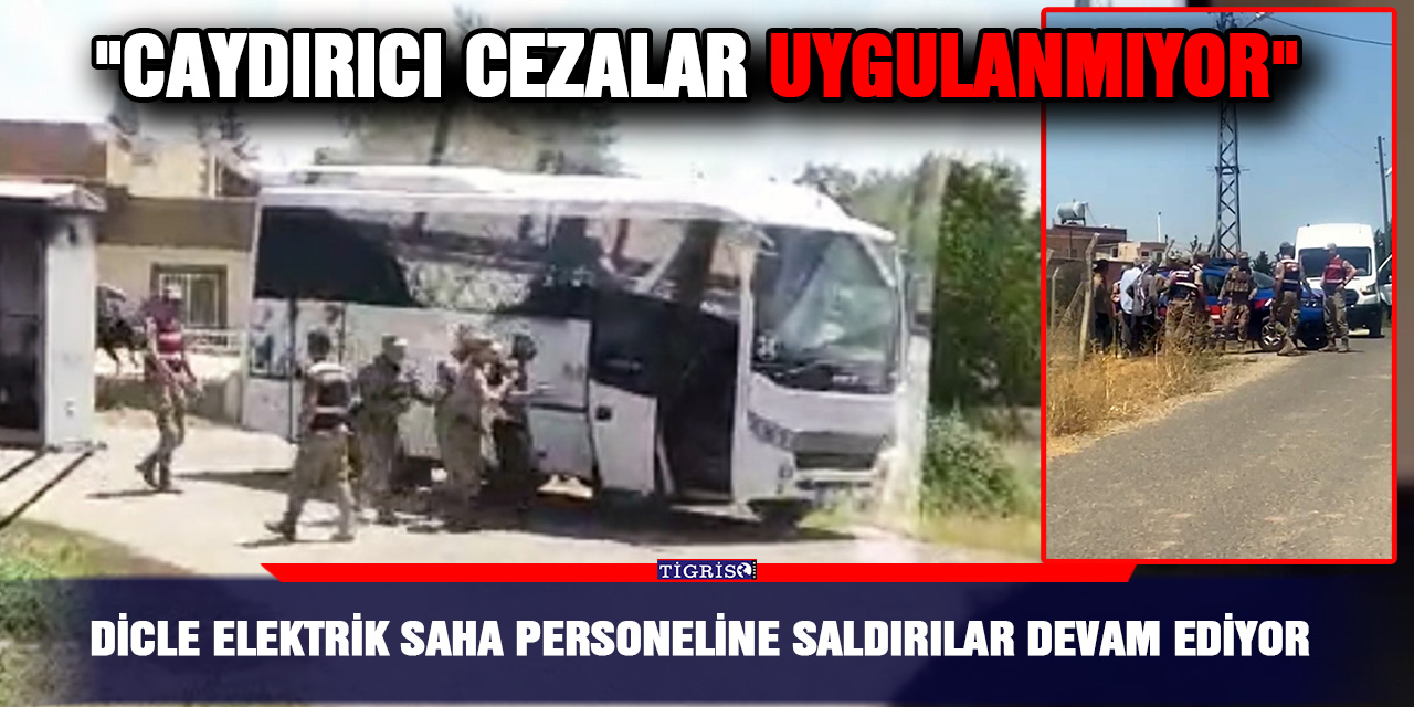 Dicle Elektrik saha personeline saldırılar devam ediyor; "Caydırıcı cezalar uygulanmıyor"