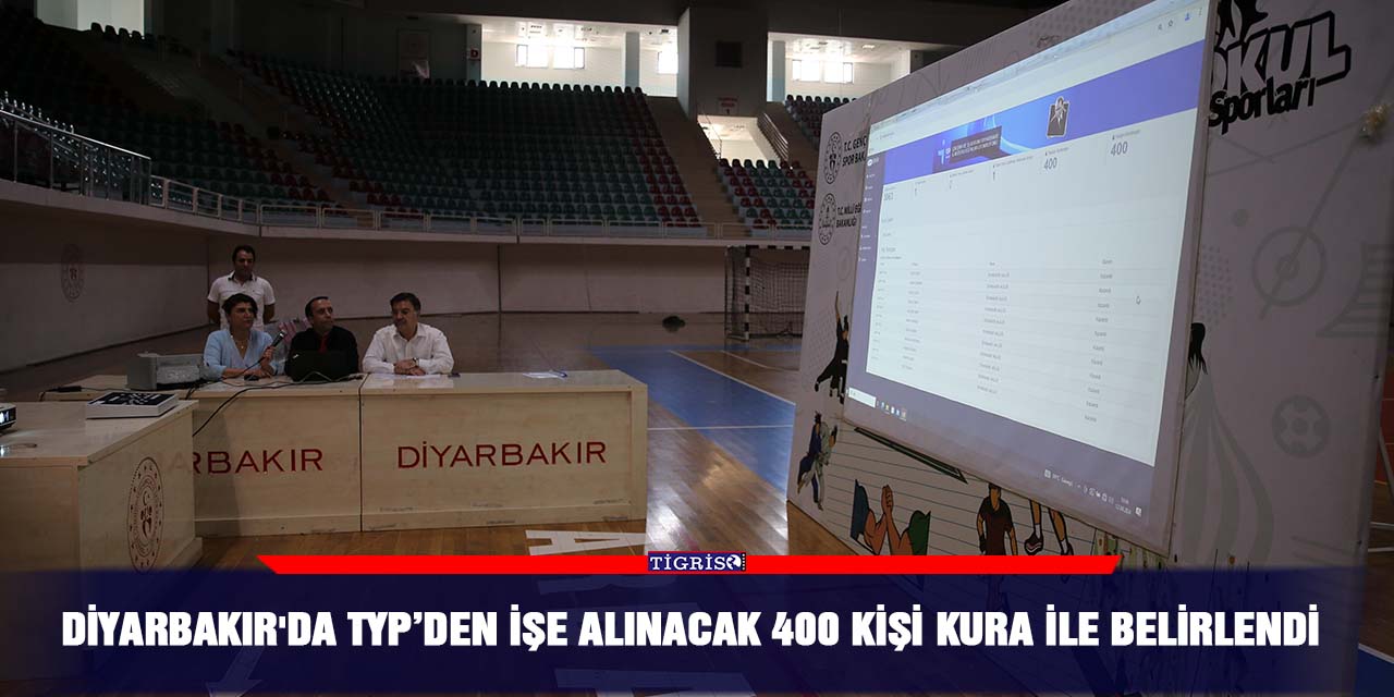 Diyarbakır'da TYP’den işe alınacak 400 kişi kura ile belirlendi