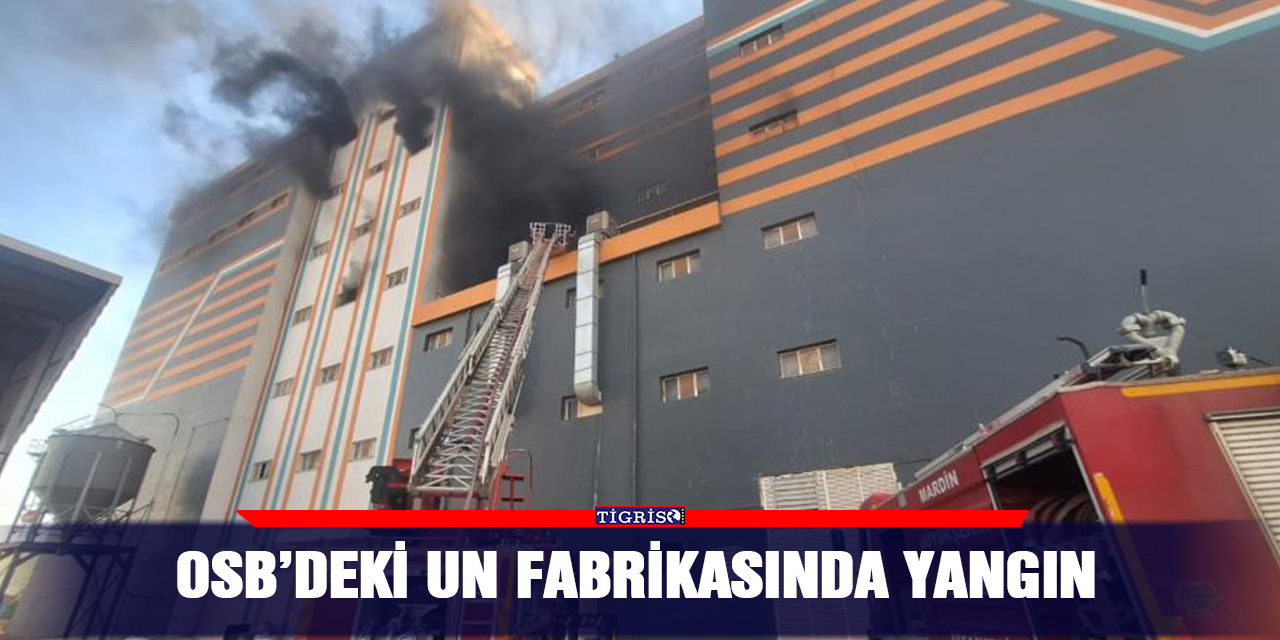 OSB’deki un fabrikasında yangın