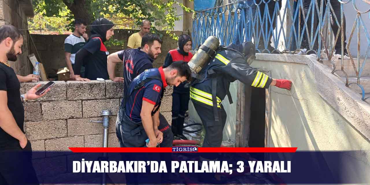 Diyarbakır’da patlama; 3 yaralı