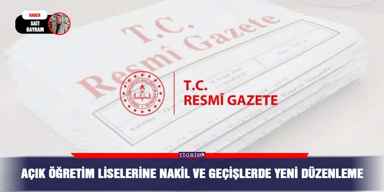 Açık Öğretim Liselerine Nakil ve Geçişlerde Yeni Düzenleme